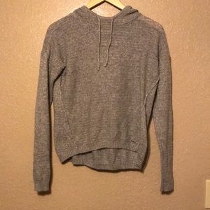 Abercrombie & Fitch Lightweight Knit Crop Hoodie